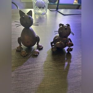 Metal Cat Figurines